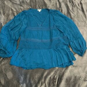 Sundance Elegant Teal Women's Blouse and Cami